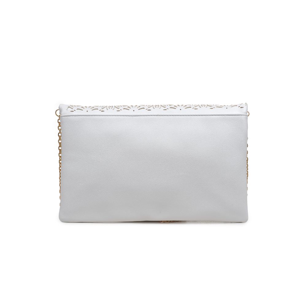 Product Image of Urban Expressions Skylar Clutch 840611169518 View 3 | White