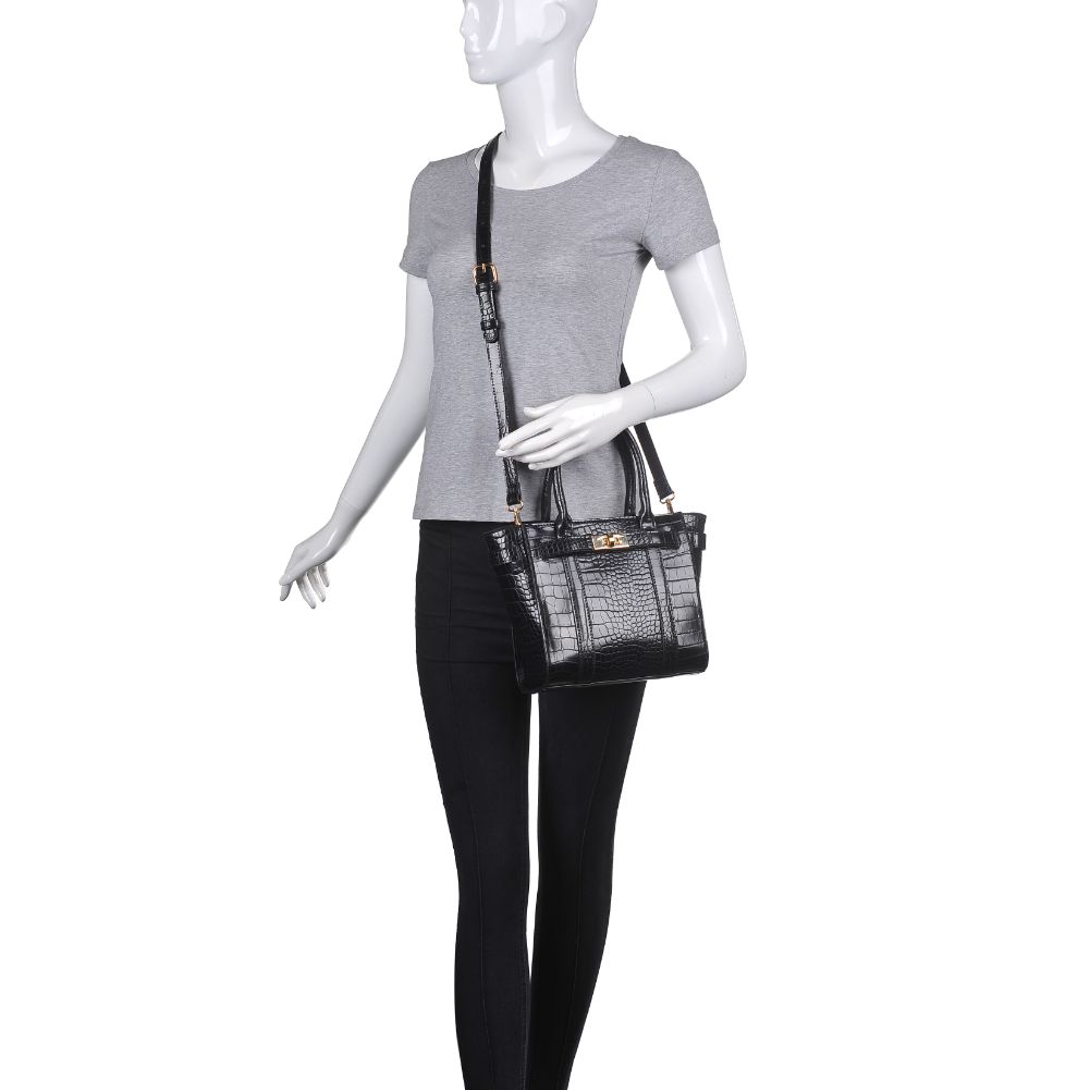 Product Image of Urban Expressions Jayden Satchel 840611172914 View 5 | Black