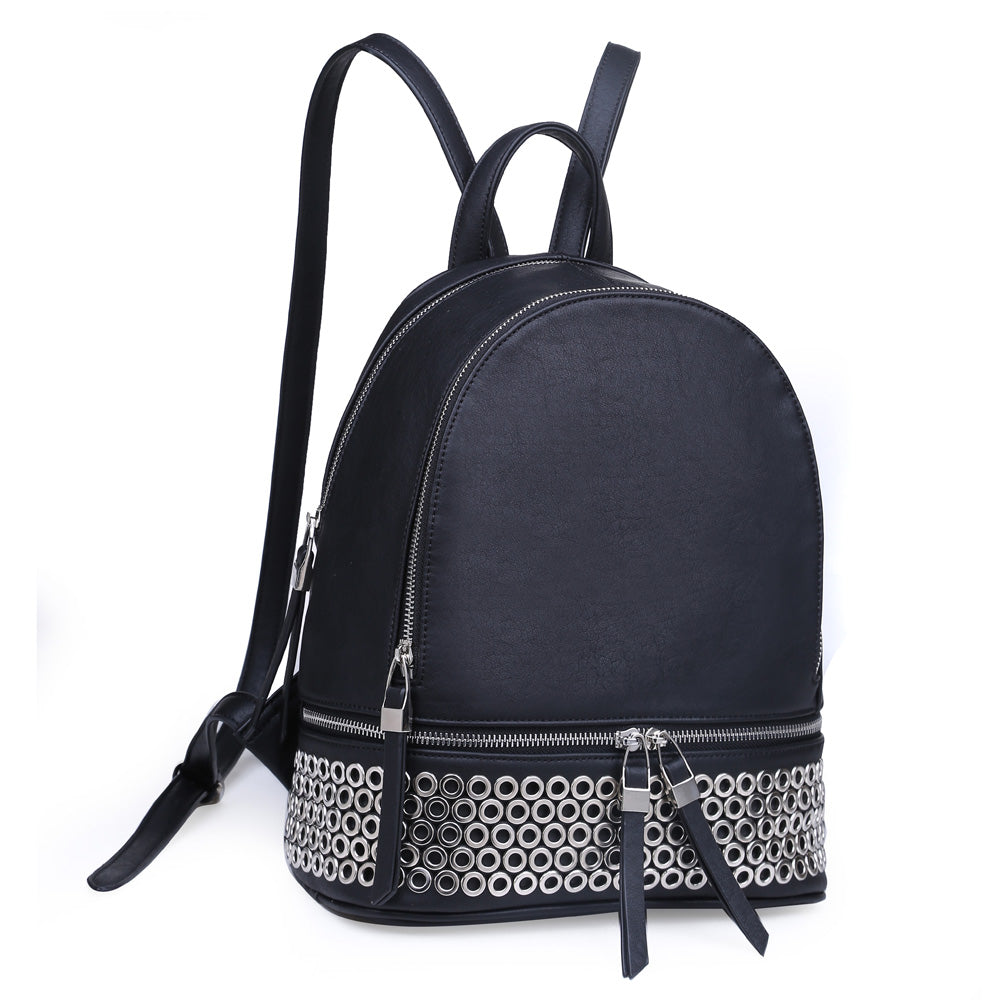 Product Image of Urban Expressions Boston Backpack 840611136459 View 2 | Black