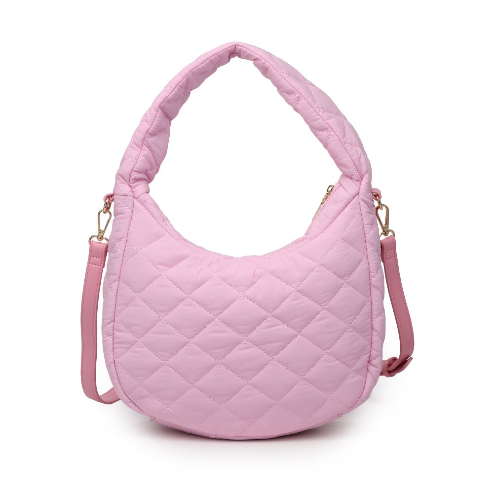 Product Image of Urban Expressions Sonoma - Quilted Nylon Hobo 840611118479 View 7 | Rose