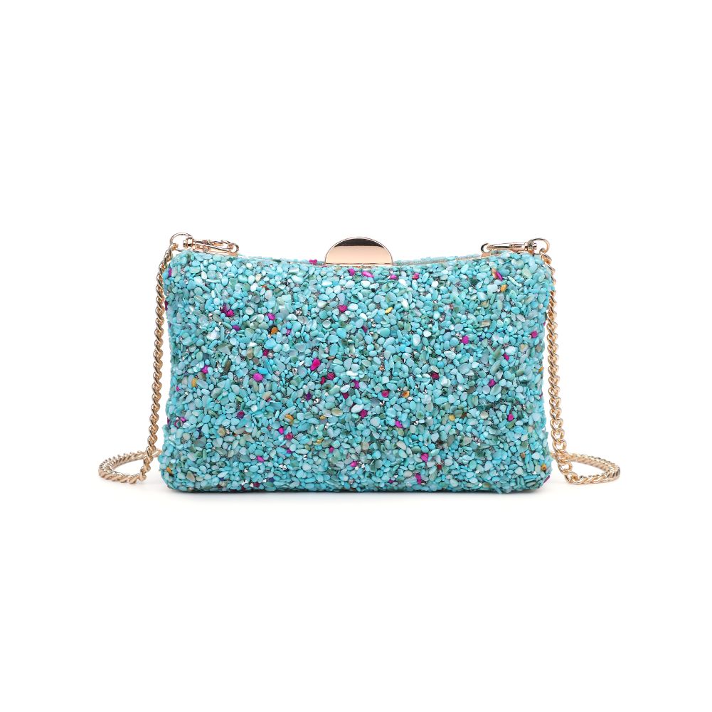 Product Image of Urban Expressions Shelley Evening Bag 840611118226 View 5 | Blue
