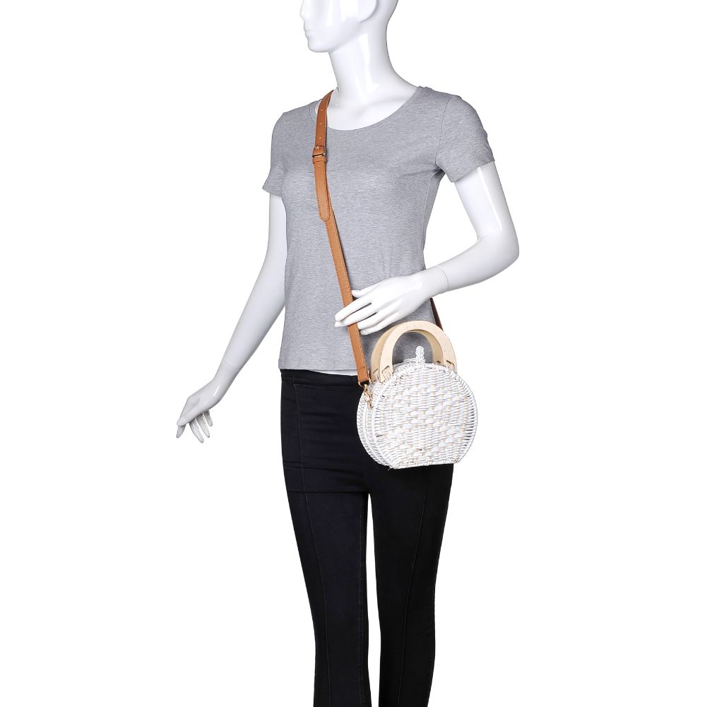 Product Image of Urban Expressions Nice Crossbody 840611169136 View 5 | White
