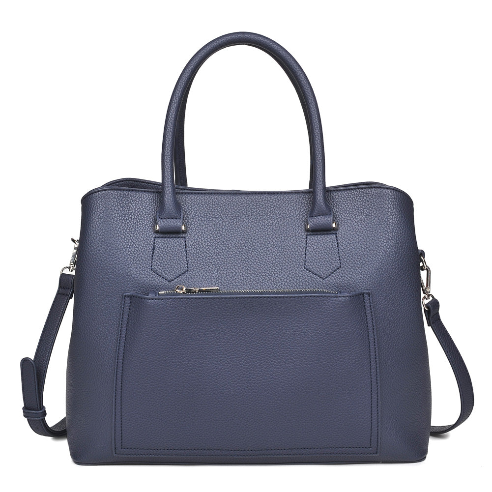Product Image of Urban Expressions Leighton Satchel NA-840611151087 View 1 | Navy