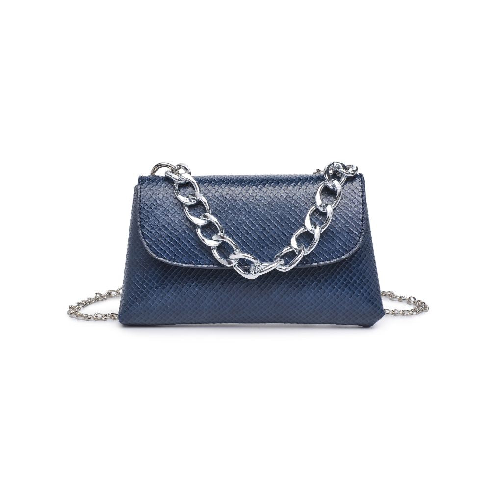Woman wearing Denim Urban Expressions Teagan Crossbody 818209011617 View 5 | Denim