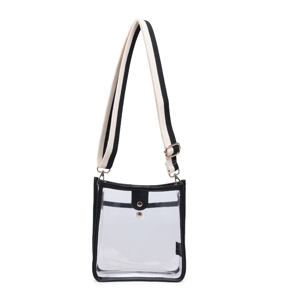 Woman wearing Black Urban Expressions Beckham Crossbody 840611119971 View 7 | Black