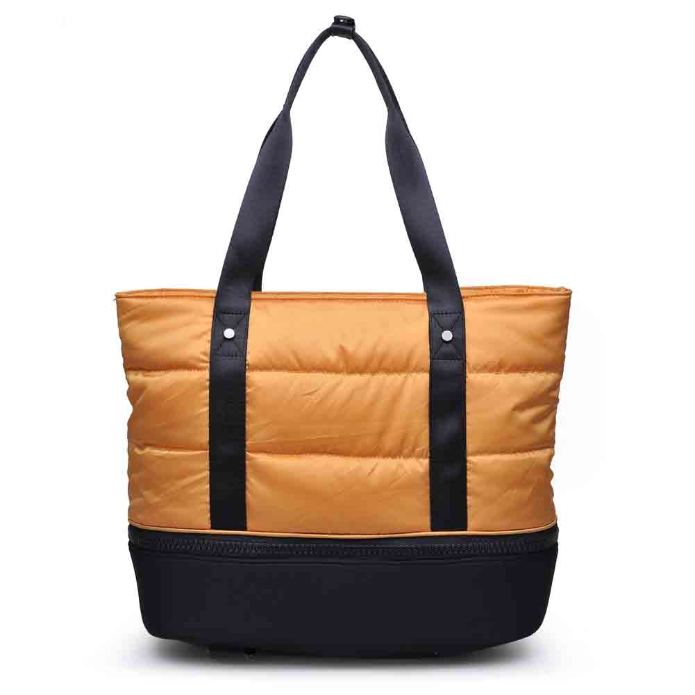 Product Image of Urban Expressions Handstand Tote 840611137586 View 5 | Mustard