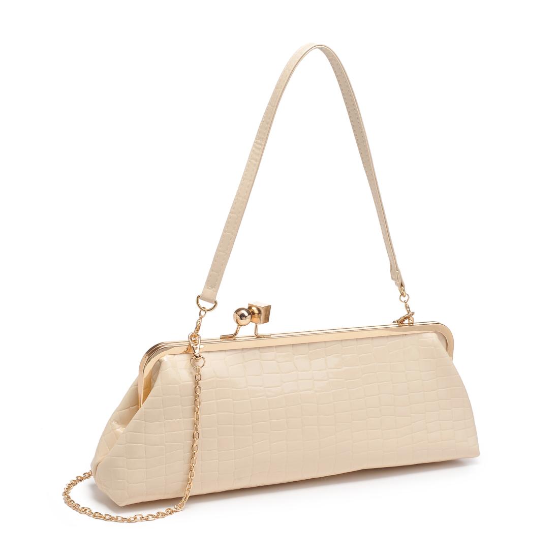 Product Image of Urban Expressions Piper Clutch 840504200755 View 6 | Cream