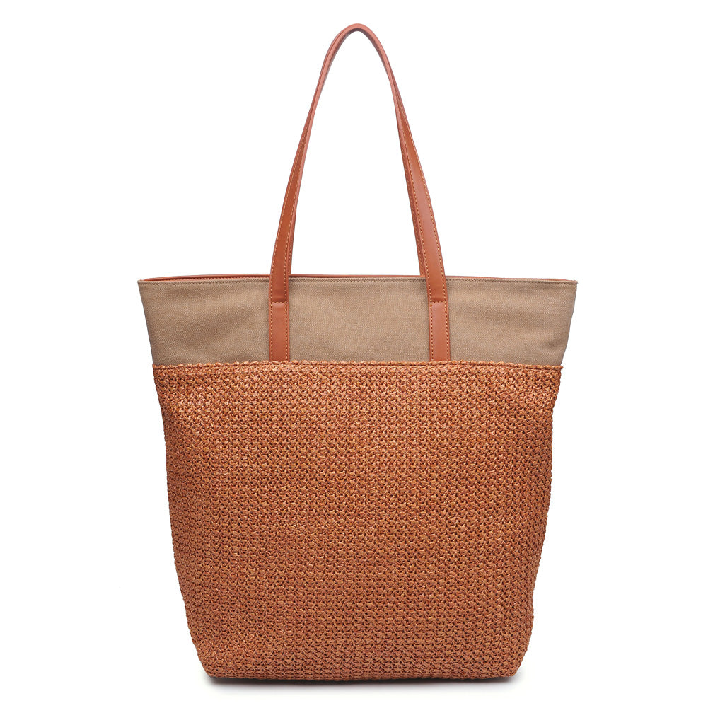 Product Image of Urban Expressions Marina Tote NA-840611143495 View 1 | Tan