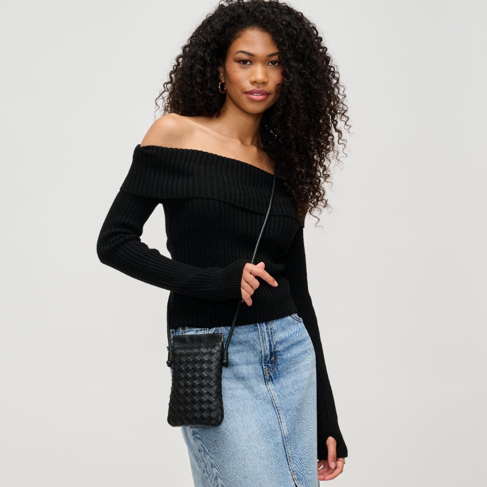 Woman wearing Black Urban Expressions Jackie Crossbody 840611141941 View 1 | Black