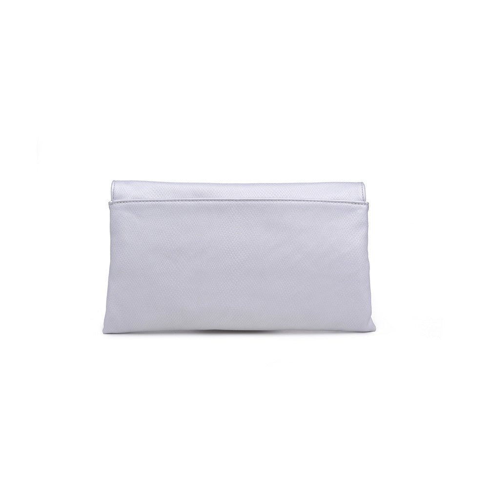 Product Image of Urban Expressions Emilia Clutch 840611159007 View 3 | Silver