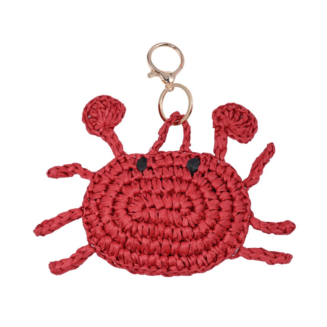 Urban Expressions Crab Keychain Charm 840504209130 View 5 | Red