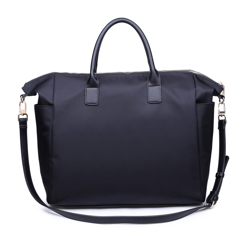 Product Image of Urban Expressions Leap Satchel 840611137982 View 3 | Black