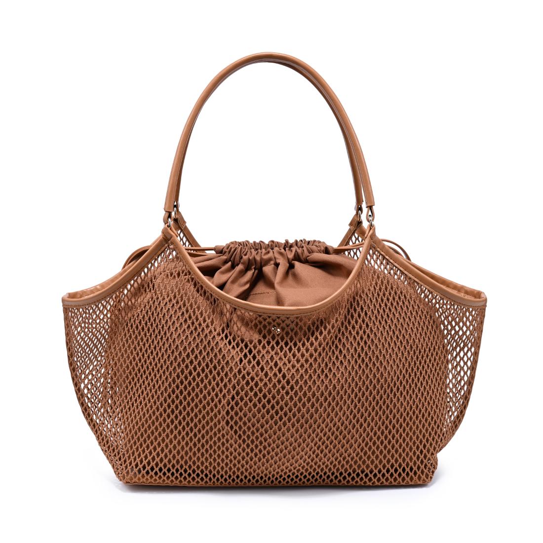 Woman wearing Tan Urban Expressions Easton Tote 840504205217 View 7 | Tan