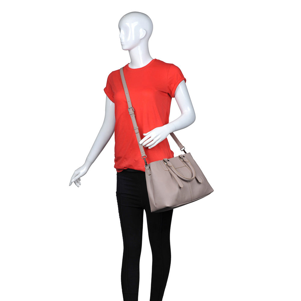 Product Image of Urban Expressions Austin Satchel NA-840611150578 View 5 | Grey