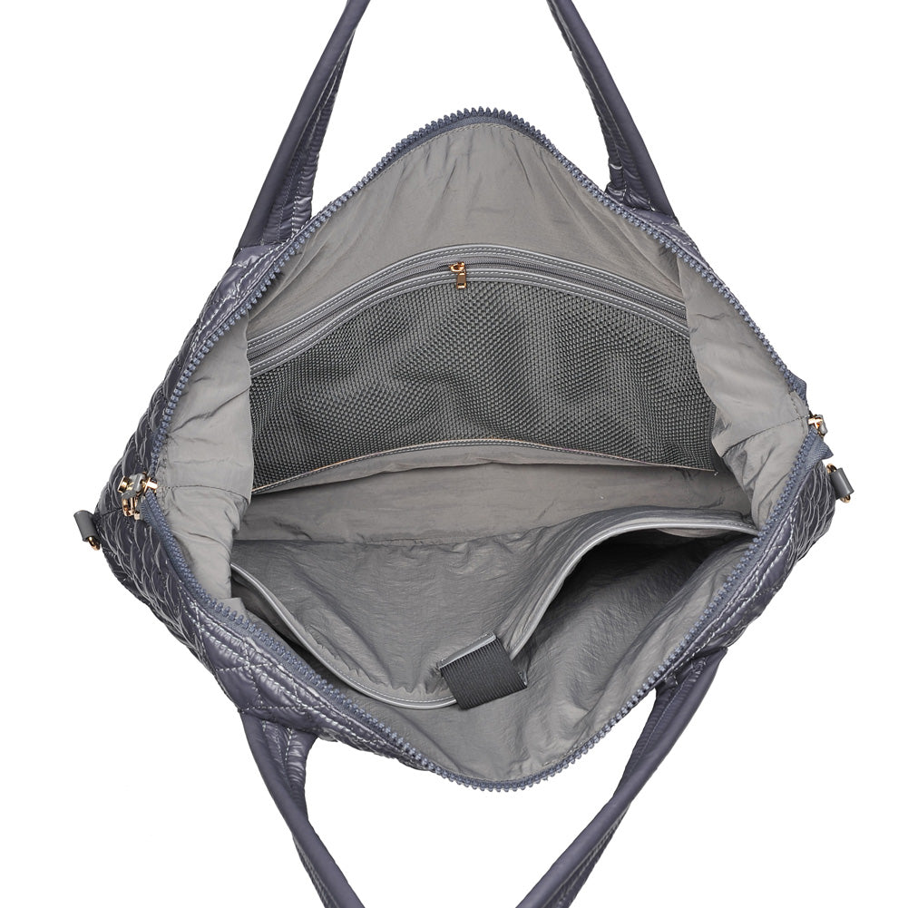 Product Image of Urban Expressions Wanderlust - Large Tote 840611157560 View 4 | Grey