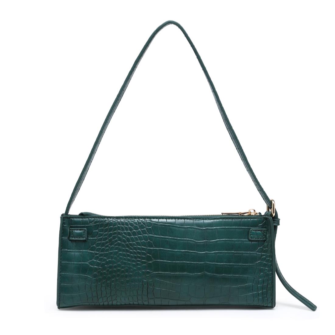 Urban Expressions Yaretzi - Croco Shoulder Bag 840504211058 View 3 | Emerald Croc