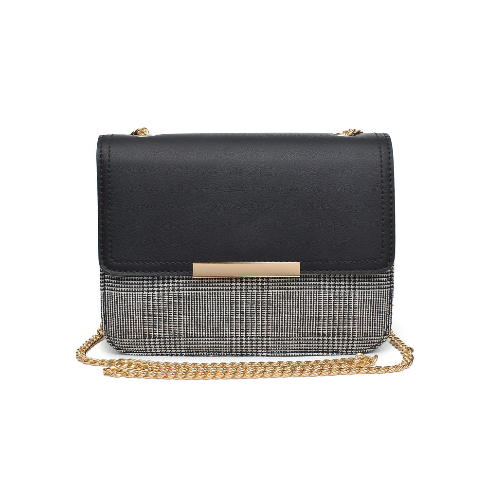 Woman wearing Black Urban Expressions Montgomery Crossbody 840611154002 View 5 | Black