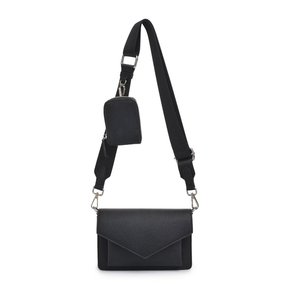 Product Image of Urban Expressions Fannie Crossbody 840611185402 View 5 | Black