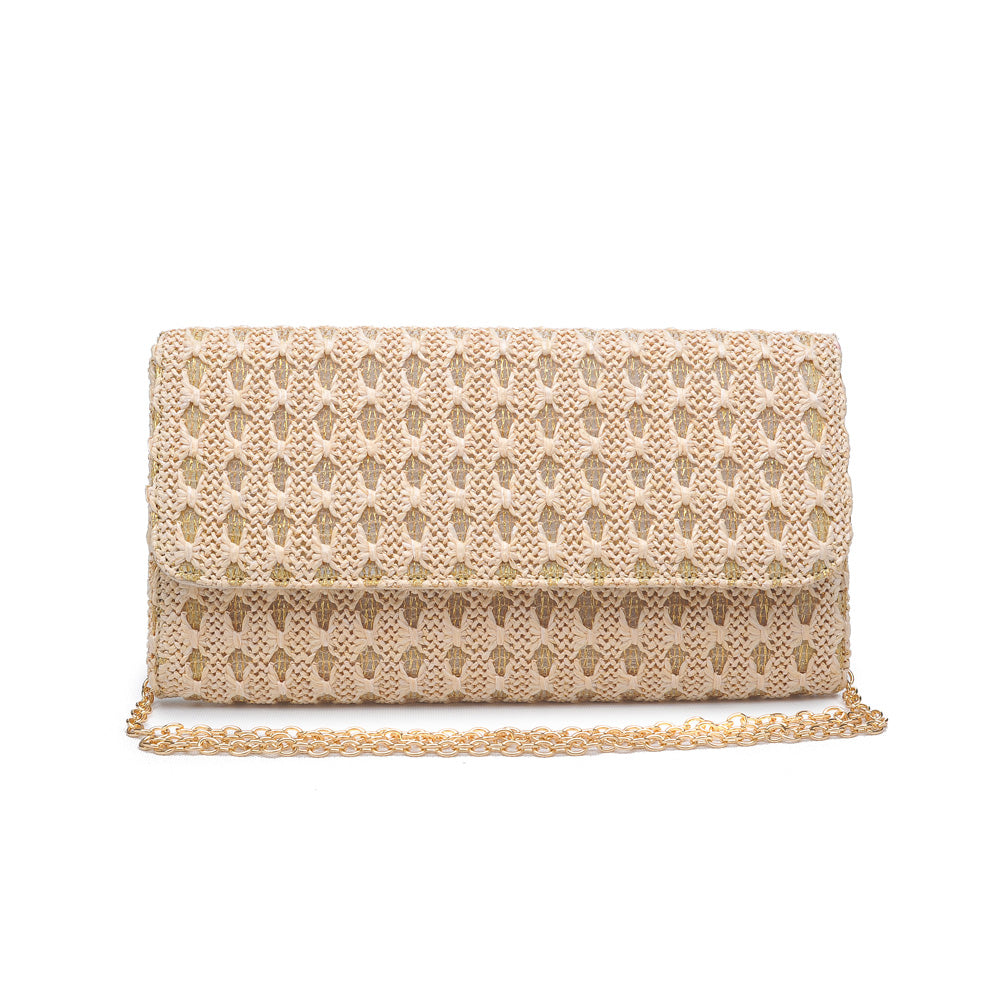 Product Image of Urban Expressions Bahamas Clutch NA-840611144256 View 1 | Cream