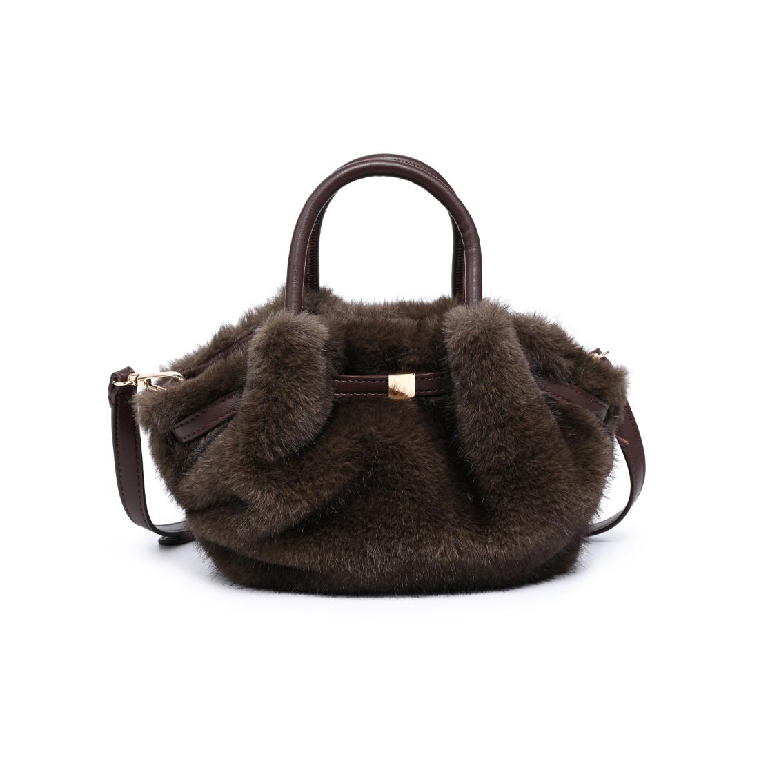Urban Expressions Selena - Faux Fur Crossbody 840504210617 View 1 | Chocolate
