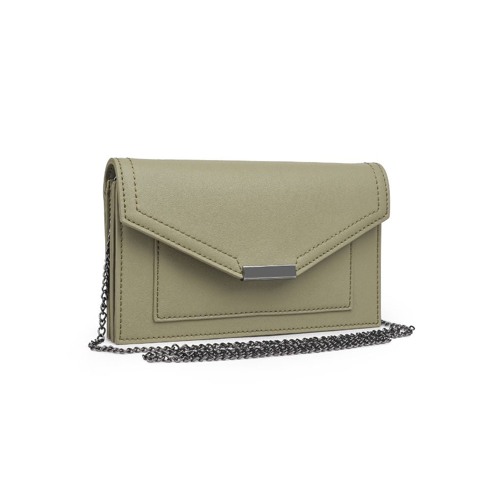 Product Image of Urban Expressions Perry Clutch NA-840611166302 View 2 | Olive