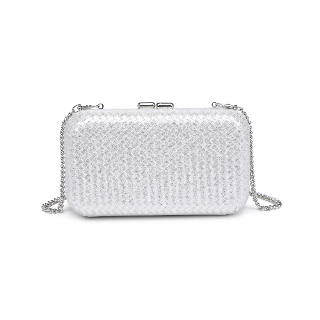 Urban Expressions Anna Evening Bag 840611199768 View 5 | Silver