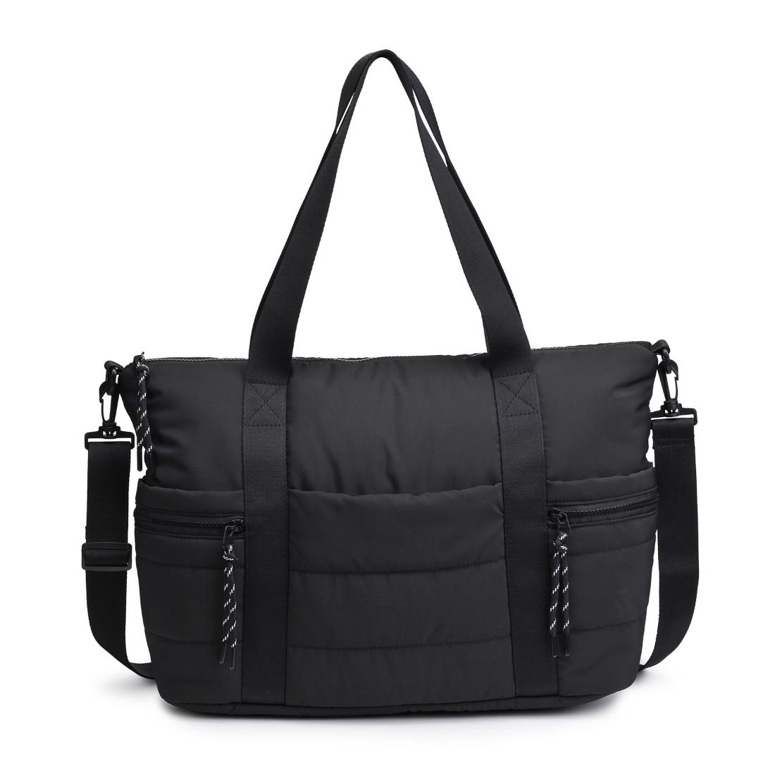 Woman wearing Black Urban Expressions Jessi Tote 840611141156 View 5 | Black