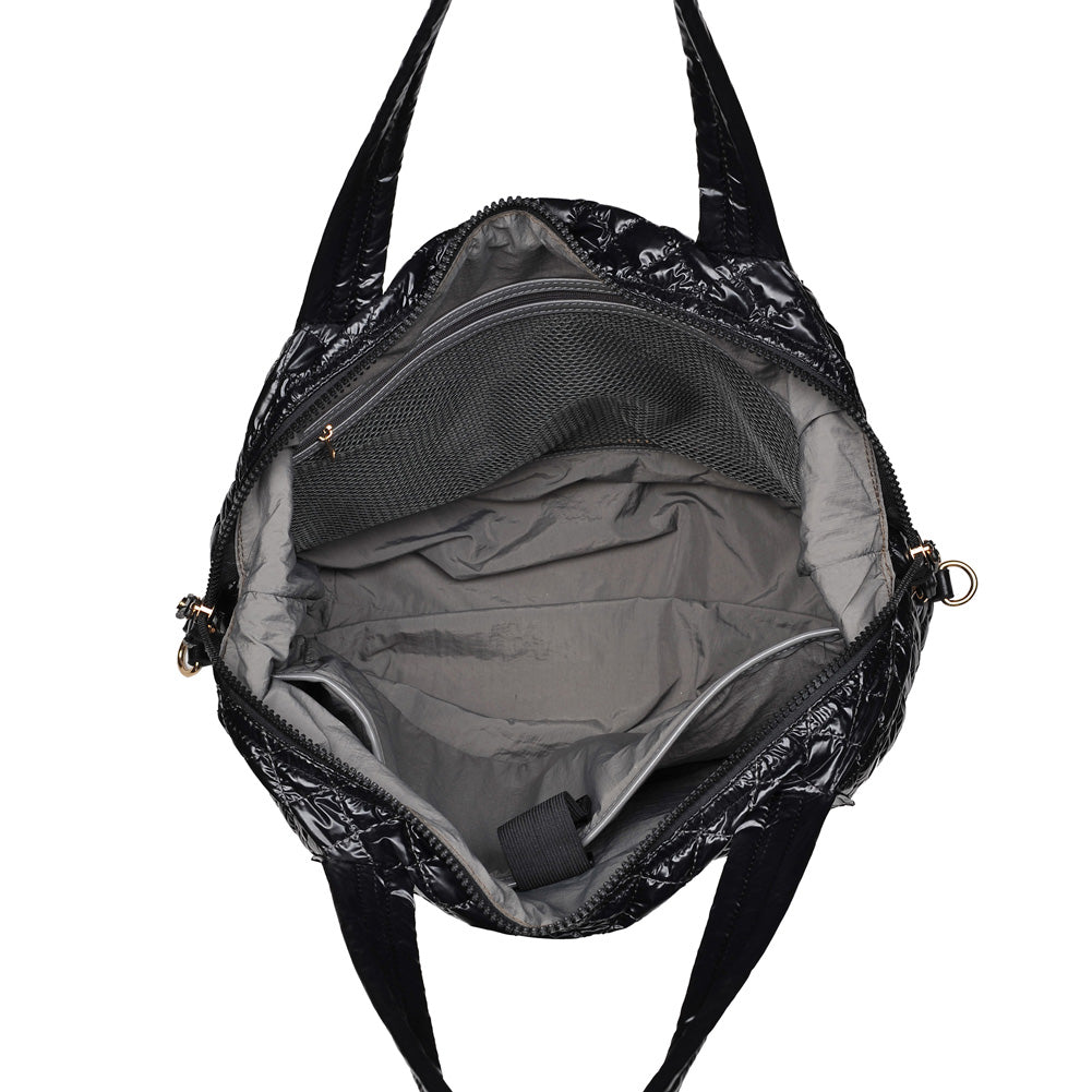 Woman wearing Black Urban Expressions Wanderlust - Large Tote 840611157553 View 9 | Black