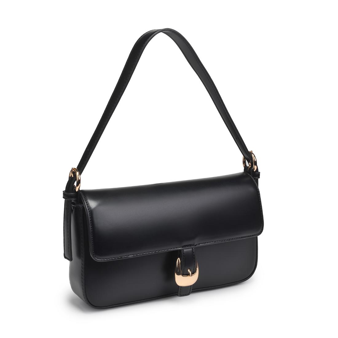 Product Image of Urban Expressions Gloria - Smooth Vegan Leather Shoulder Bag 840504203091 View 2 | Black