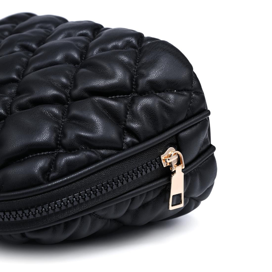 Urban Essentials Padded Prime Cosmetic & Travel Organizer Dome Pouch 840504207587 View 8 | Black