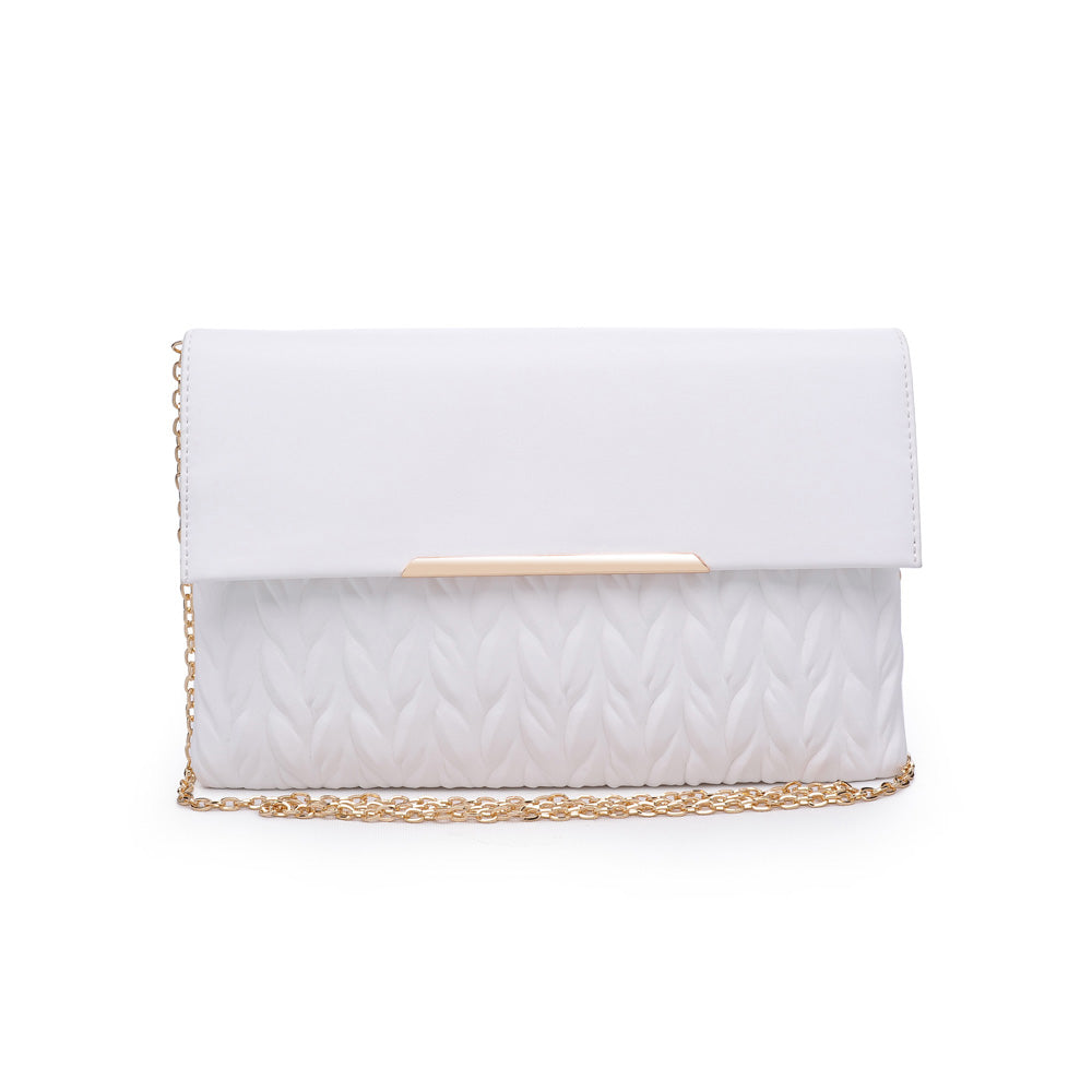 Product Image of Urban Expressions Jessie Clutch NA-840611159847 View 1 | White