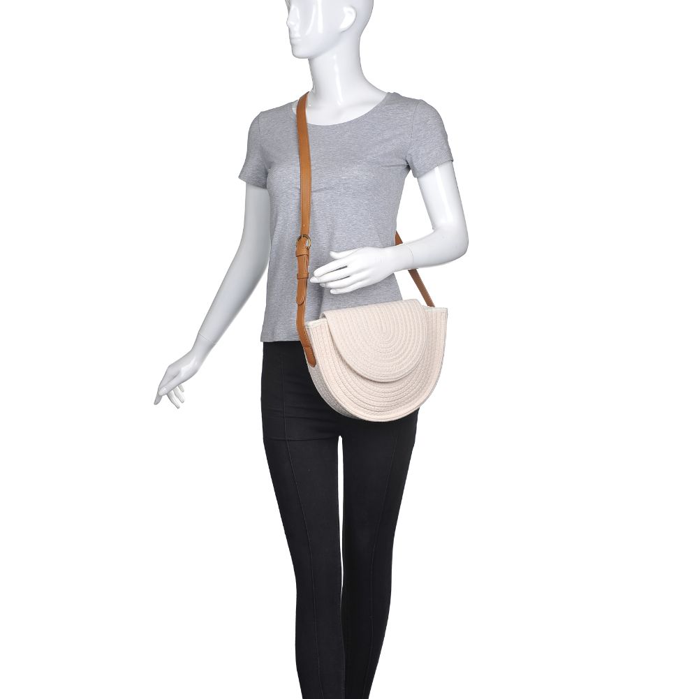 Product Image of Urban Expressions Leland Crossbody 840611171627 View 5 | White