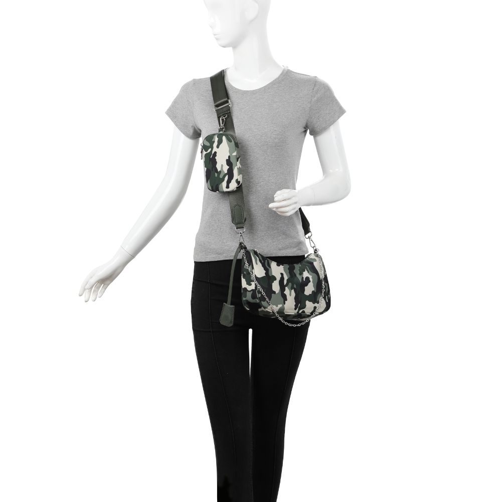 Product Image of Urban Expressions Joss - Nylon Crossbody 840611176868 View 5 | Camo