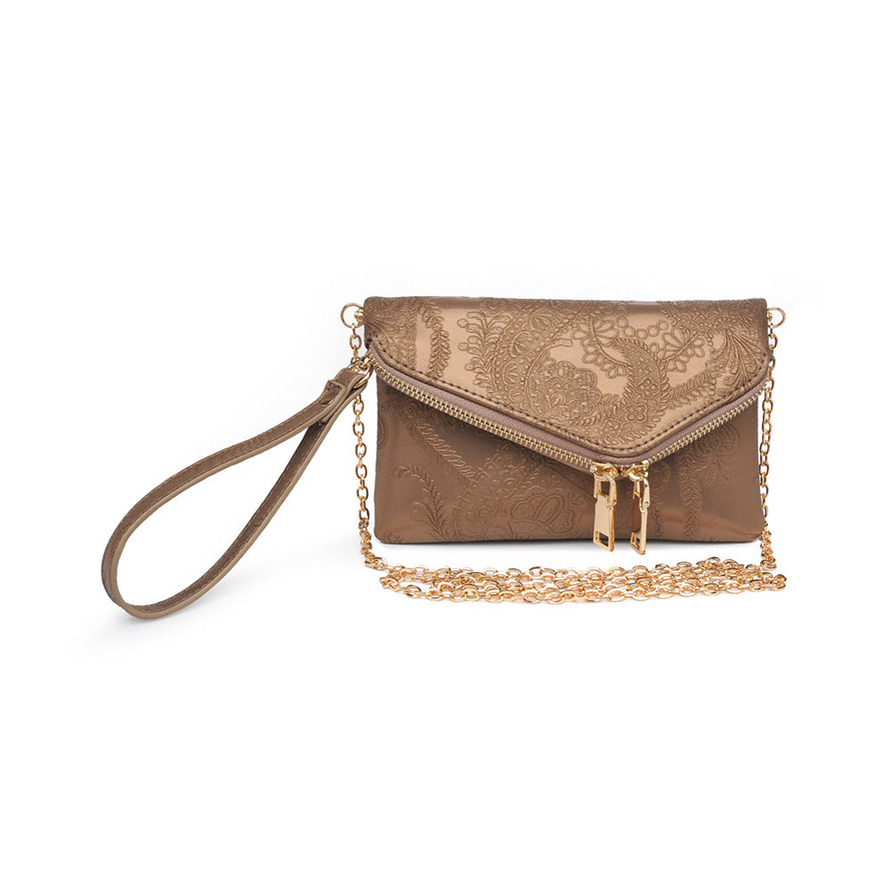 Product Image of Urban Expressions Lucy Floral Wristlet NA-840611151551 View 1 | Gold