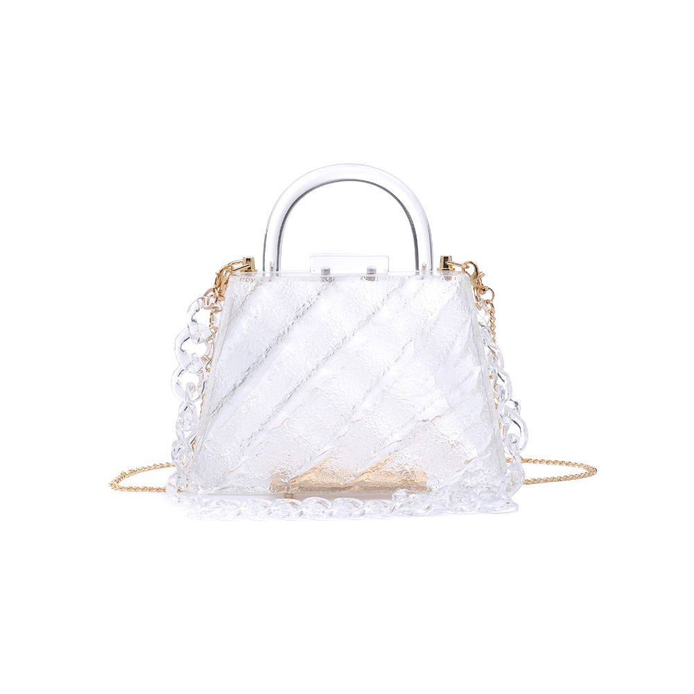 Product Image of Urban Expressions Eugenie Evening Bag 840611177315 View 5 | Clear