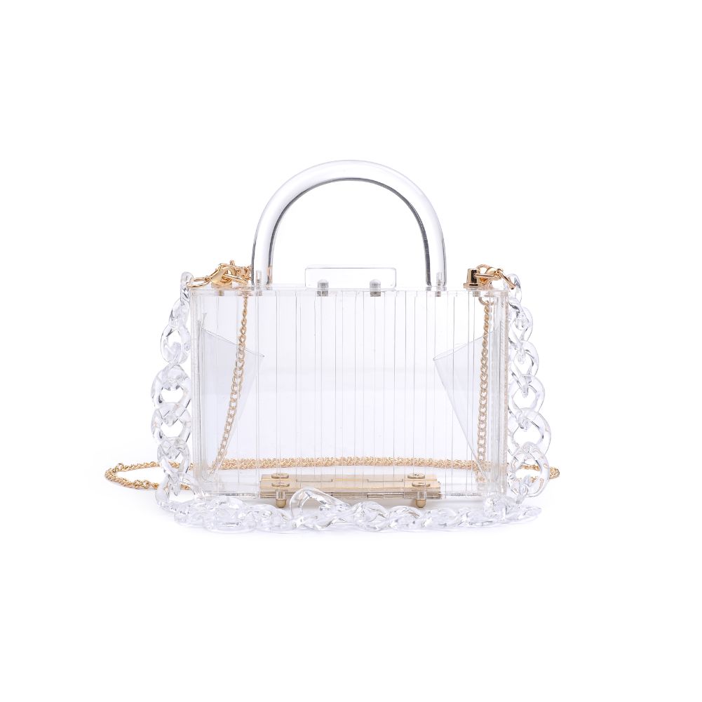 Product Image of Urban Expressions Fergie Top Handle 840611177292 View 5 | Clear