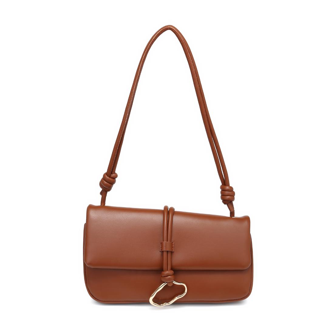 Woman wearing Chocolate Urban Expressions Belina Crossbody 840504206559 View 5 | Chocolate