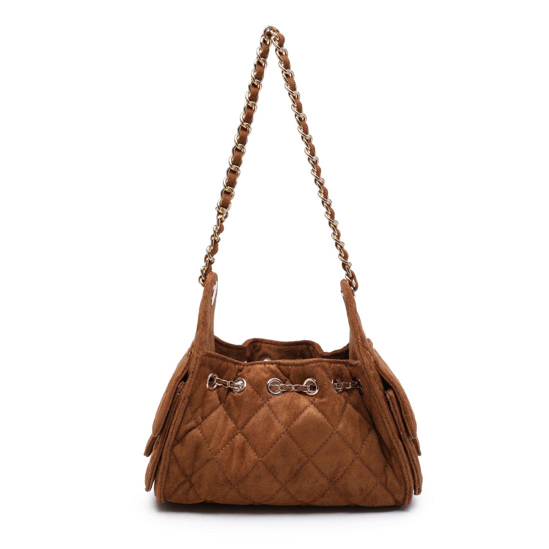 Urban Expressions Royalty Shoulder Bag 840504213489 View 3 | Cognac