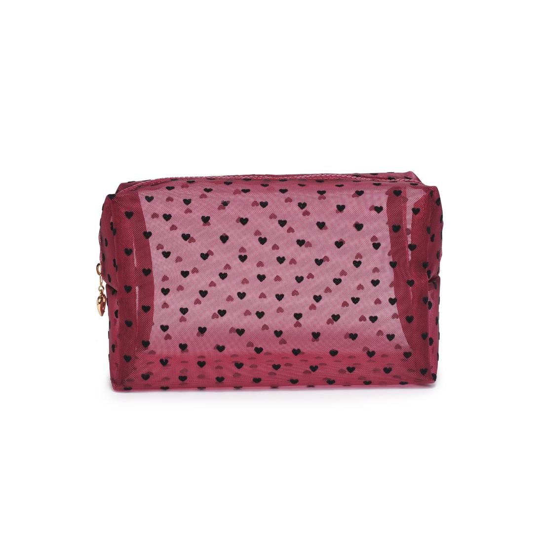 Urban Essentials See Through You Cosmetic & Travel Organizer Pouch 840611197061 View 5 | Hot Pink