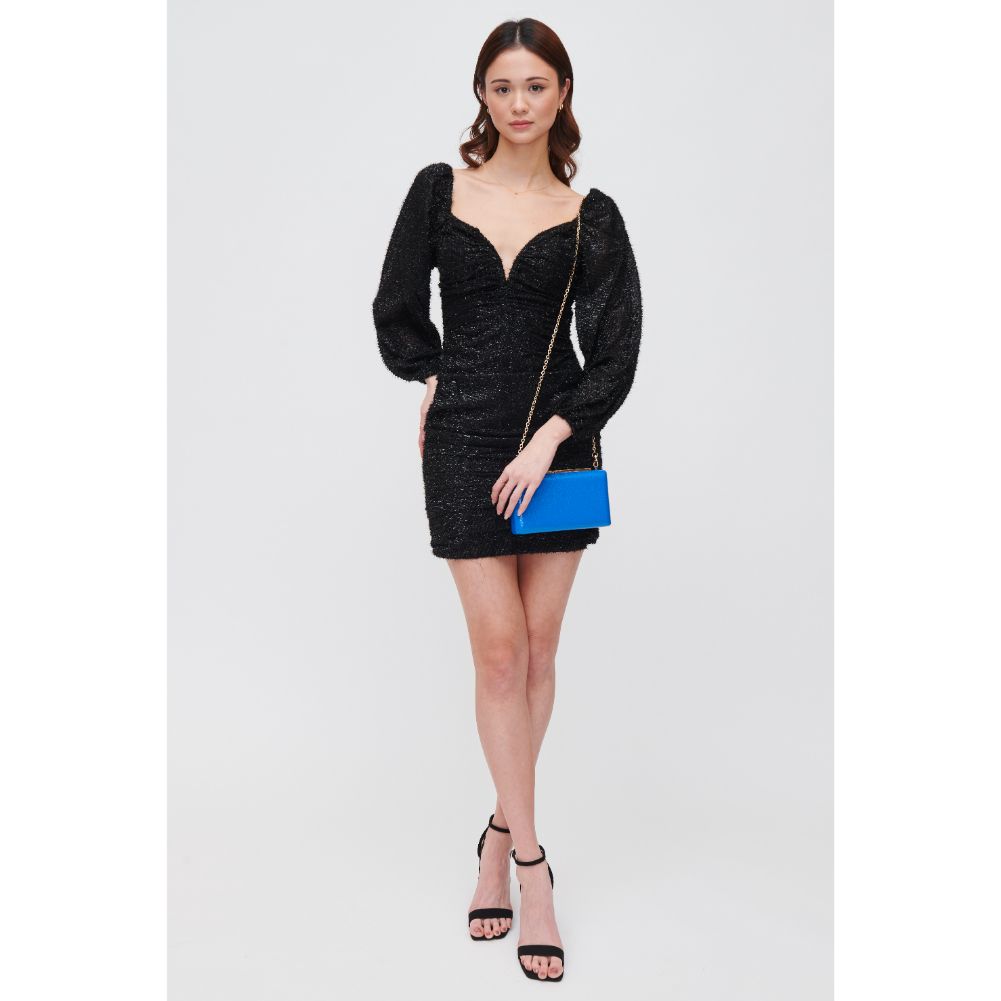 Woman wearing Ocean Urban Expressions Thalia Evening Bag 840611118684 View 3 | Ocean