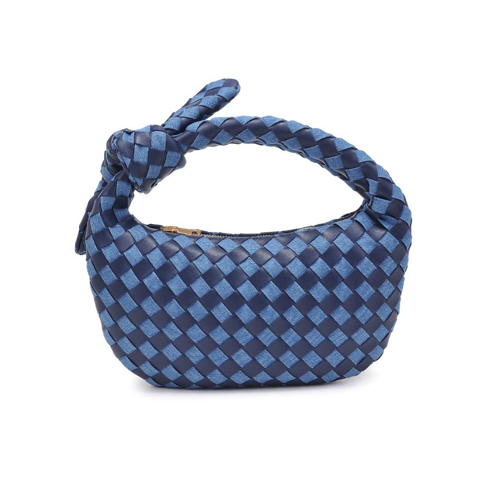Woman wearing Denim Multi Urban Expressions Lizbeth Clutch 840611127846 View 5 | Denim Multi