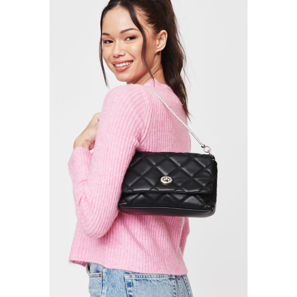 Woman wearing Black Urban Expressions Sierra Crossbody 840611104809 View 2 | Black