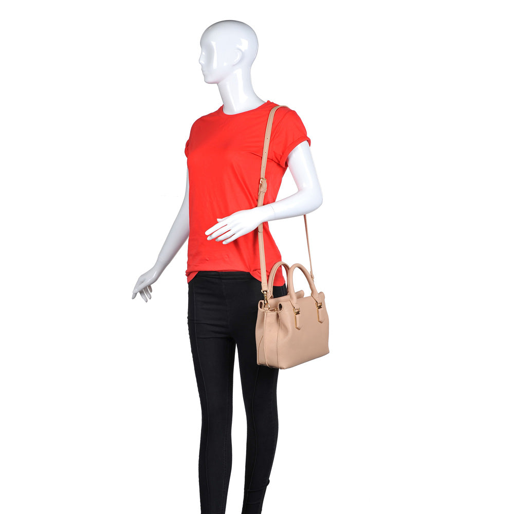 Product Image of Urban Expressions Emmylou Satchel NA-840611146502 View 5 | Nude