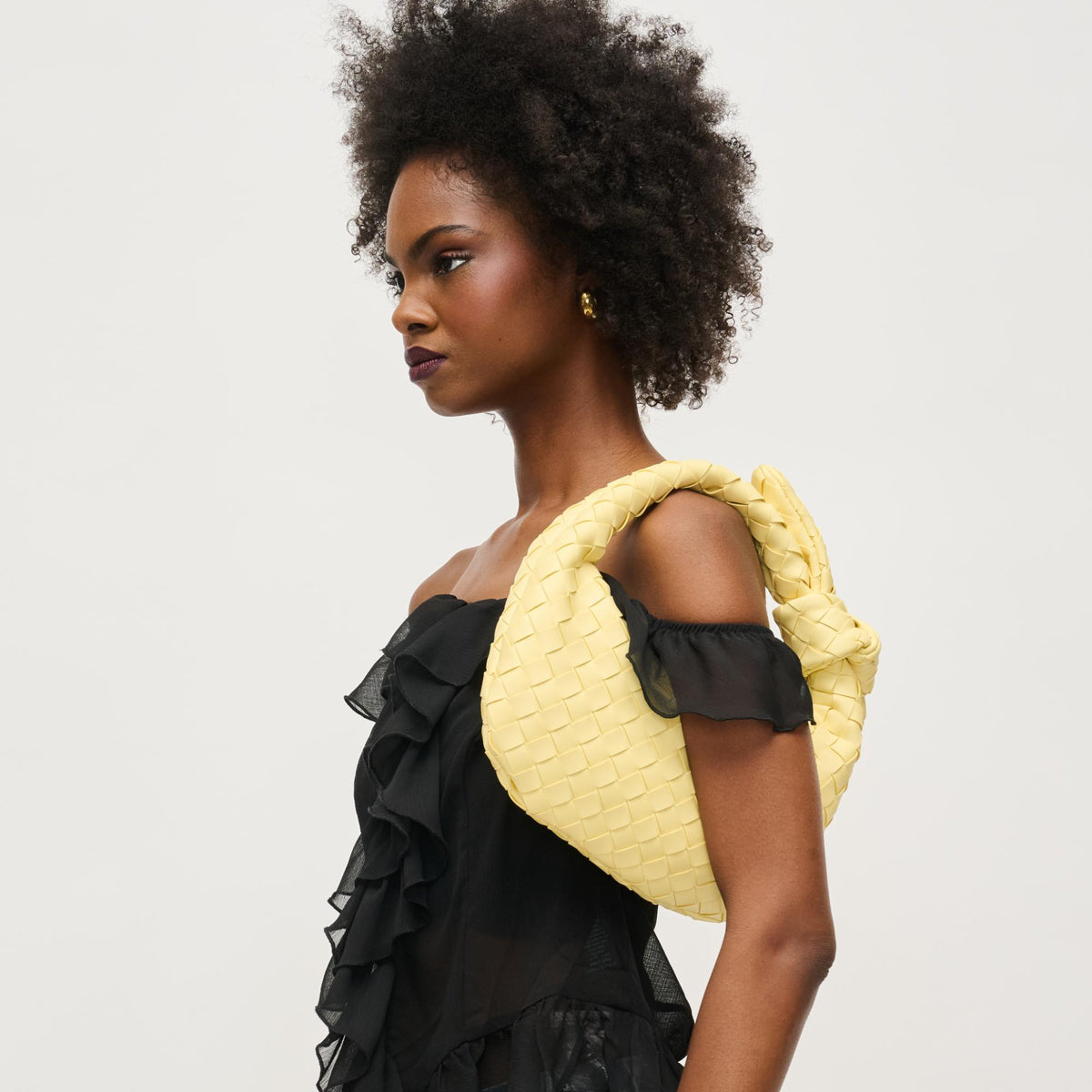 Woman wearing Butter Urban Expressions Lizbeth Clutch 840611148056 View 2 | Butter