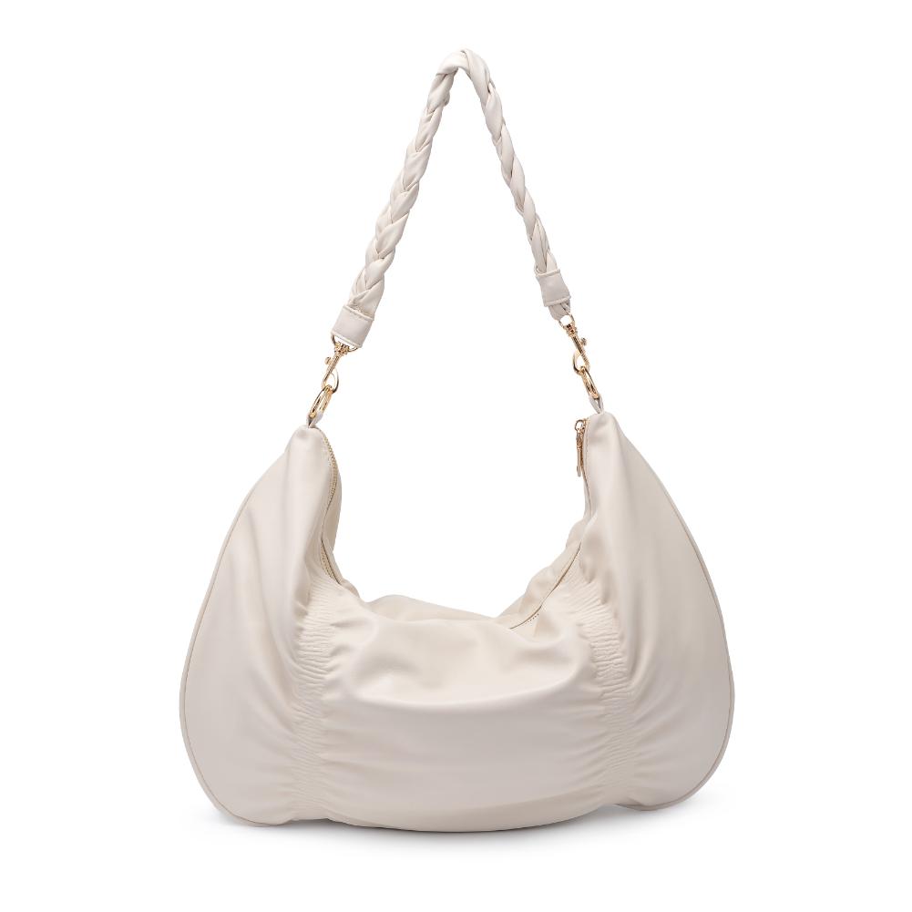 Woman wearing Ivory Urban Expressions Amber Hobo 840611130464 View 7 | Ivory
