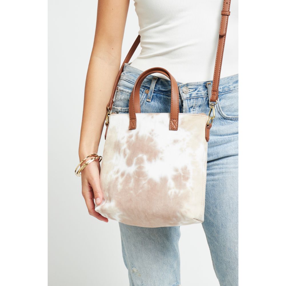 Woman wearing Natural Urban Expressions Hazel Crossbody 840611180162 View 2 | Natural