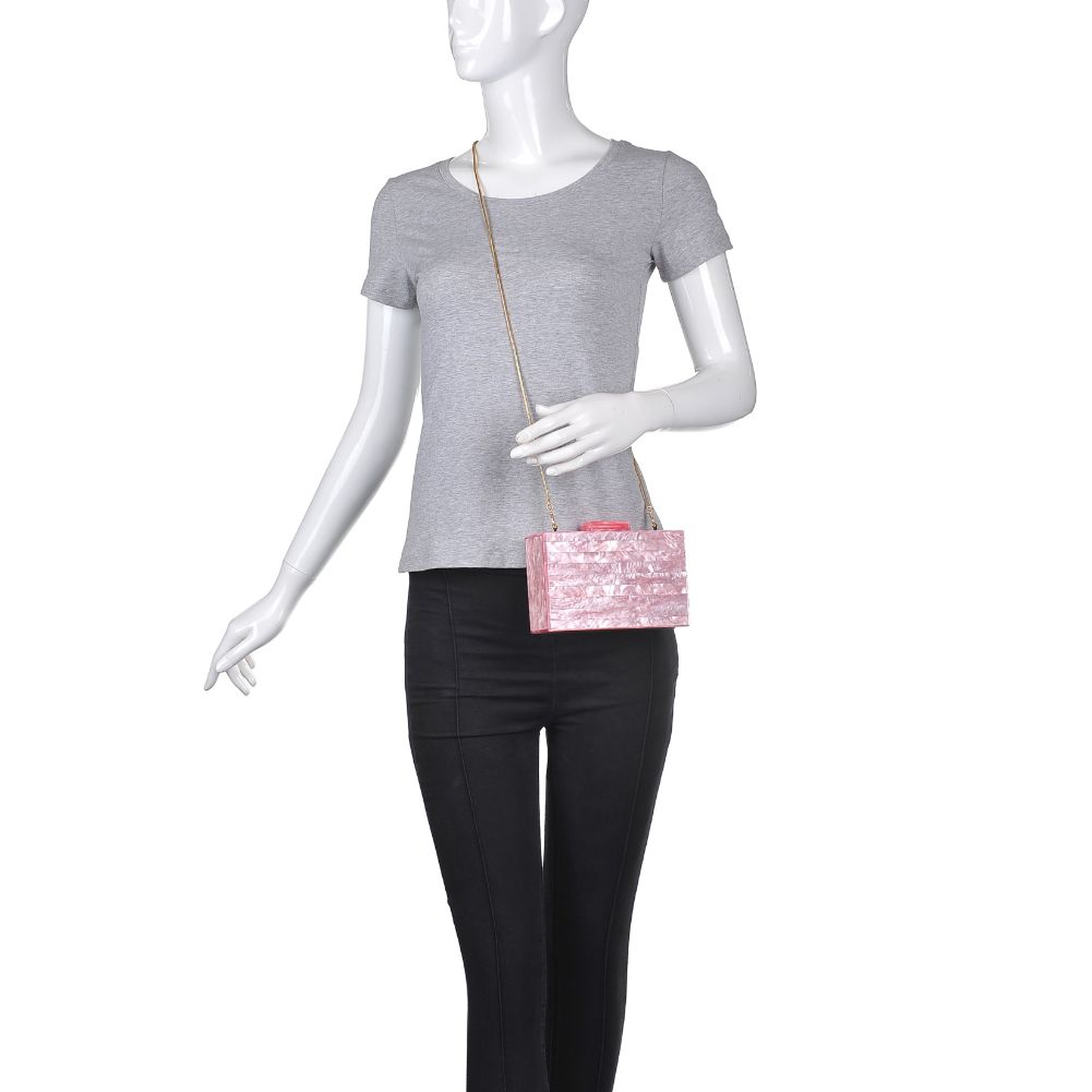 Product Image of Urban Expressions Ariel Evening Bag 840611171320 View 5 | Pink
