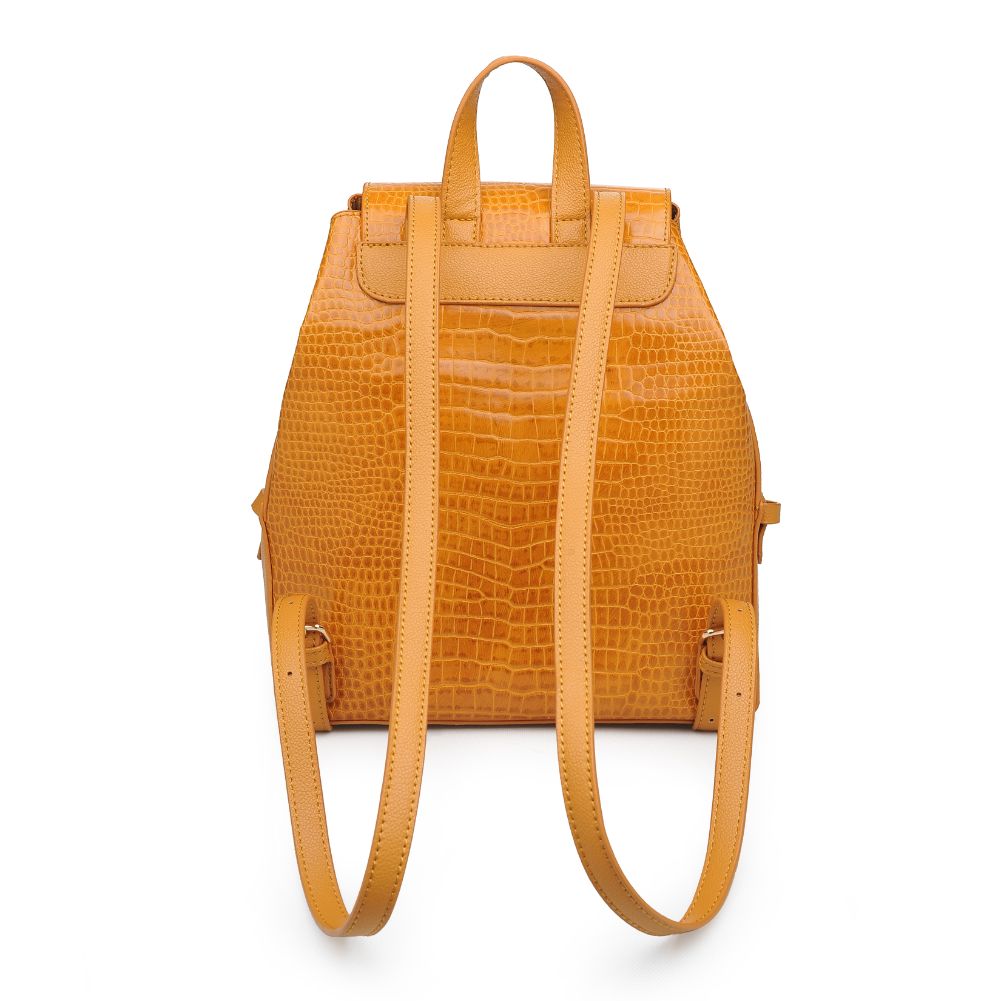Product Image of Urban Expressions Clara Backpack 840611167224 View 3 | Mustard