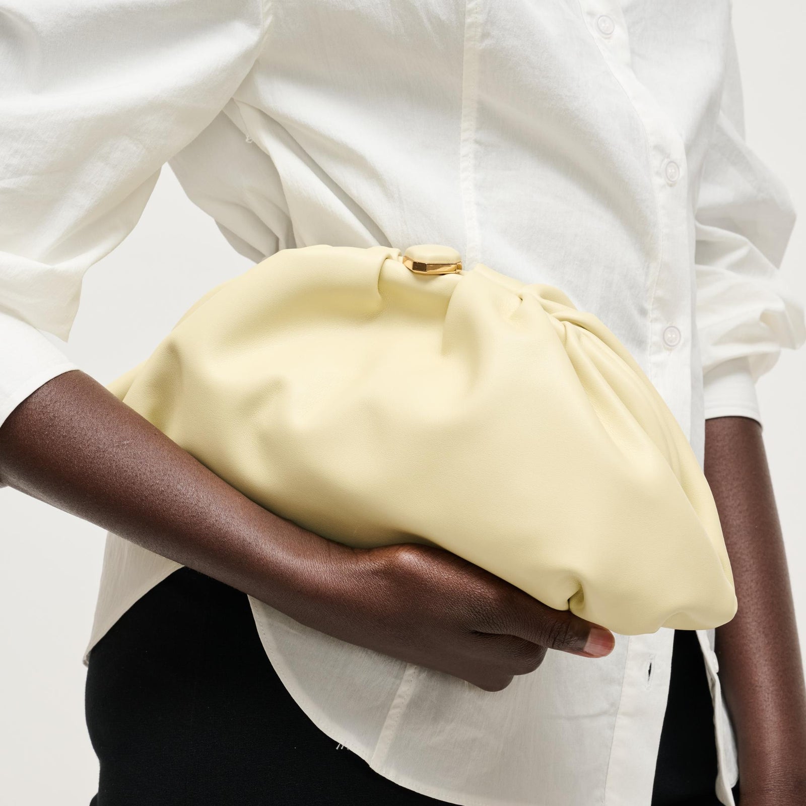 Woman wearing Black Urban Expressions Jennifer Clutch 840504208201 View 1 | Black