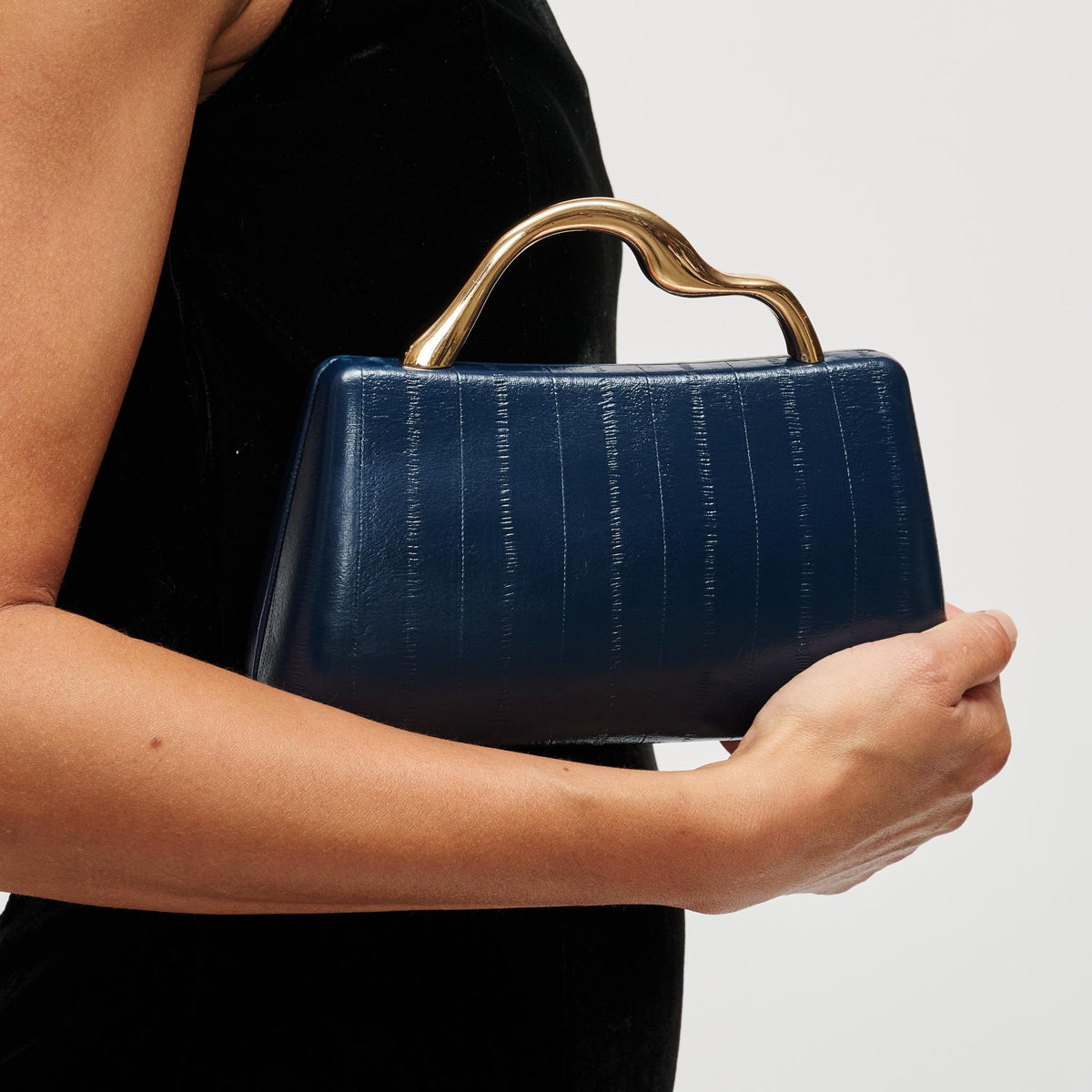 Woman wearing Navy Urban Expressions Nichelle Clutch 840504212024 View 1 | Navy